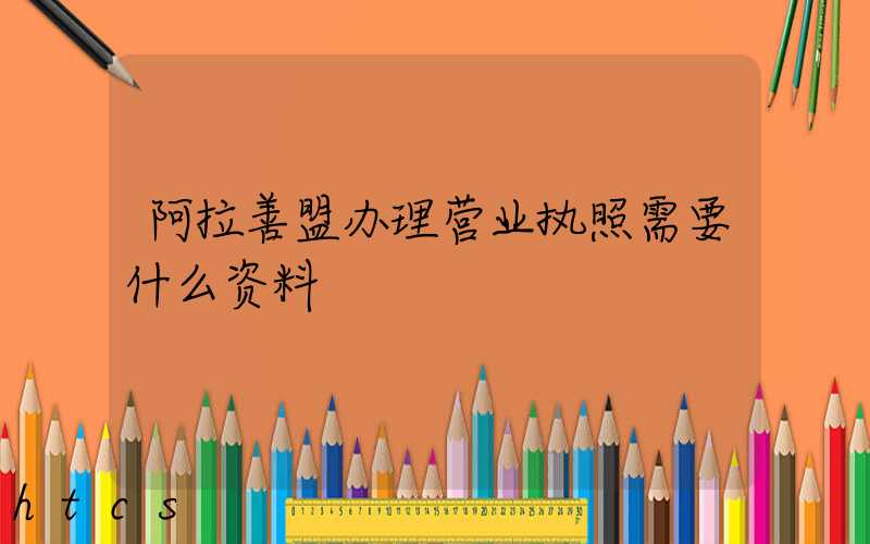 阿拉善盟办理营业执照需要什么资料?清单分享!